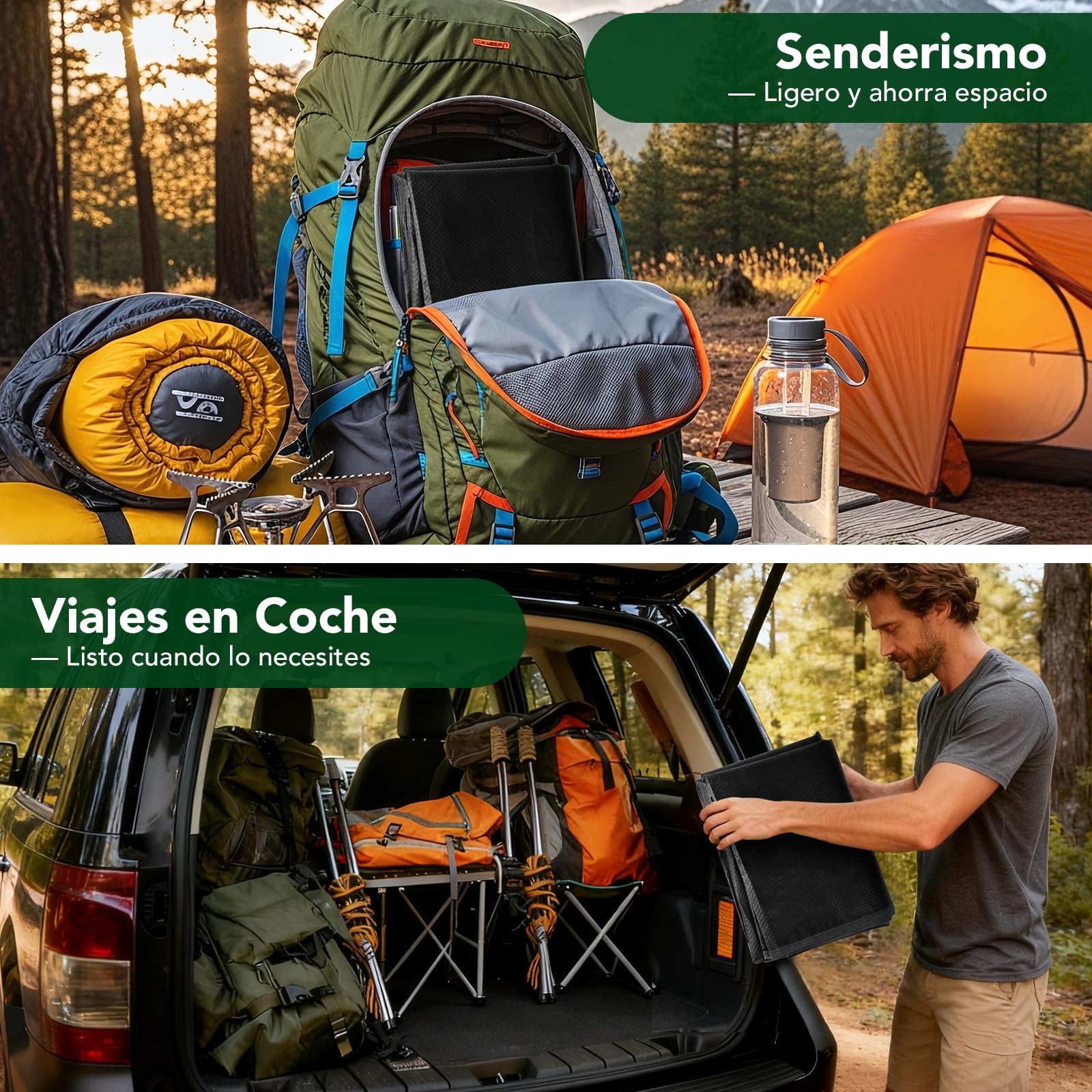 EASTSTORM Manta de Emergencia Pesada 7x5 pies, Bolsa Gruesa de Supervivencia Reutilizable, Lona Reflectante Impermeable Tres Capas para Acampar