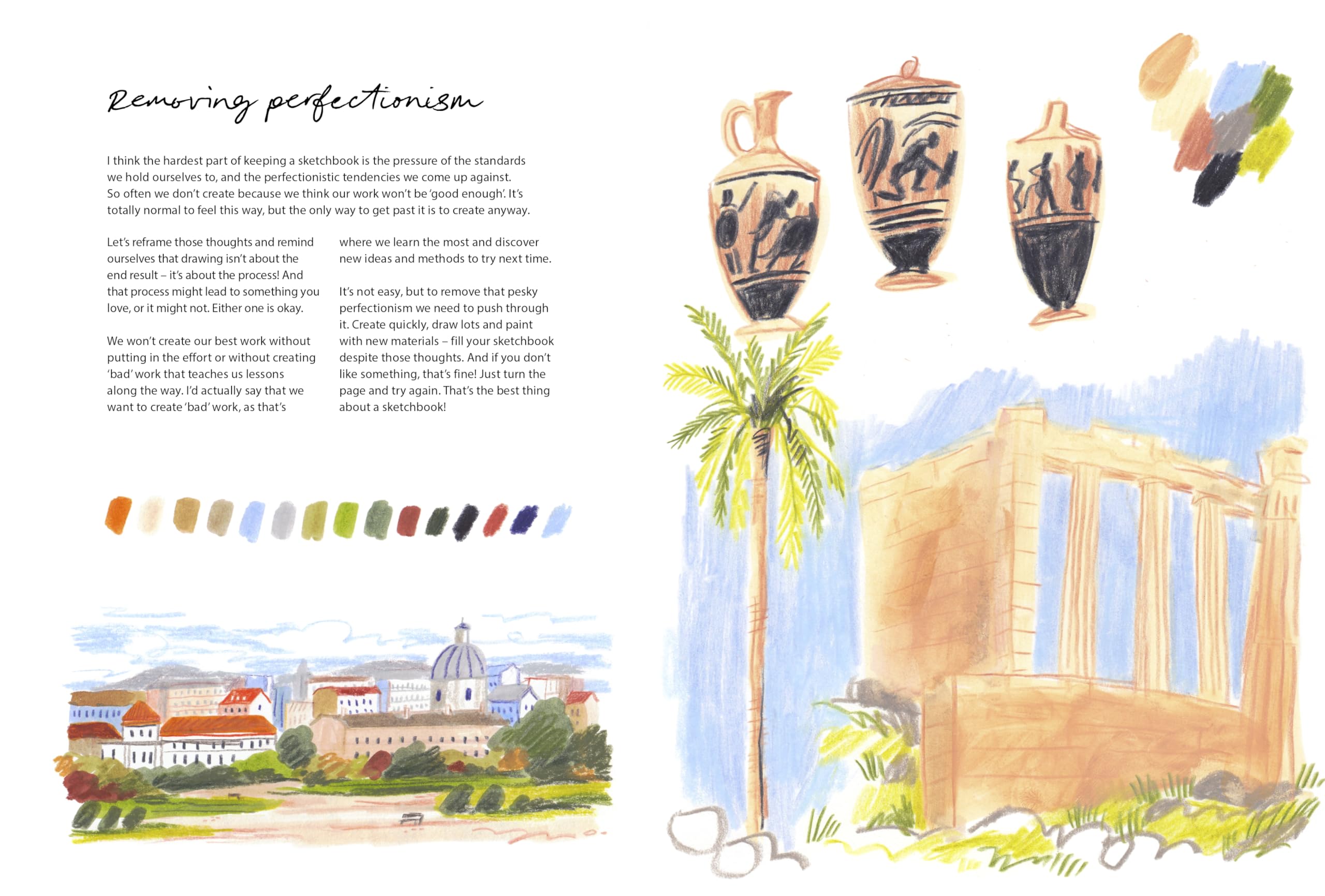 Sketchbook Joy: How to embrace your creativity and fill your sketchbooks with colour