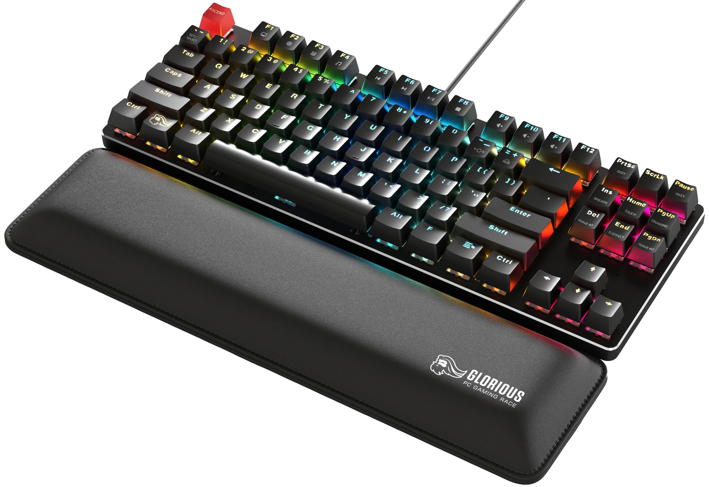 GLORIOUS Repose-Poignets Clavier TKL (Noir)