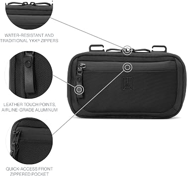 Travelpro Altitude Travel Essentials Organization Kit, Black