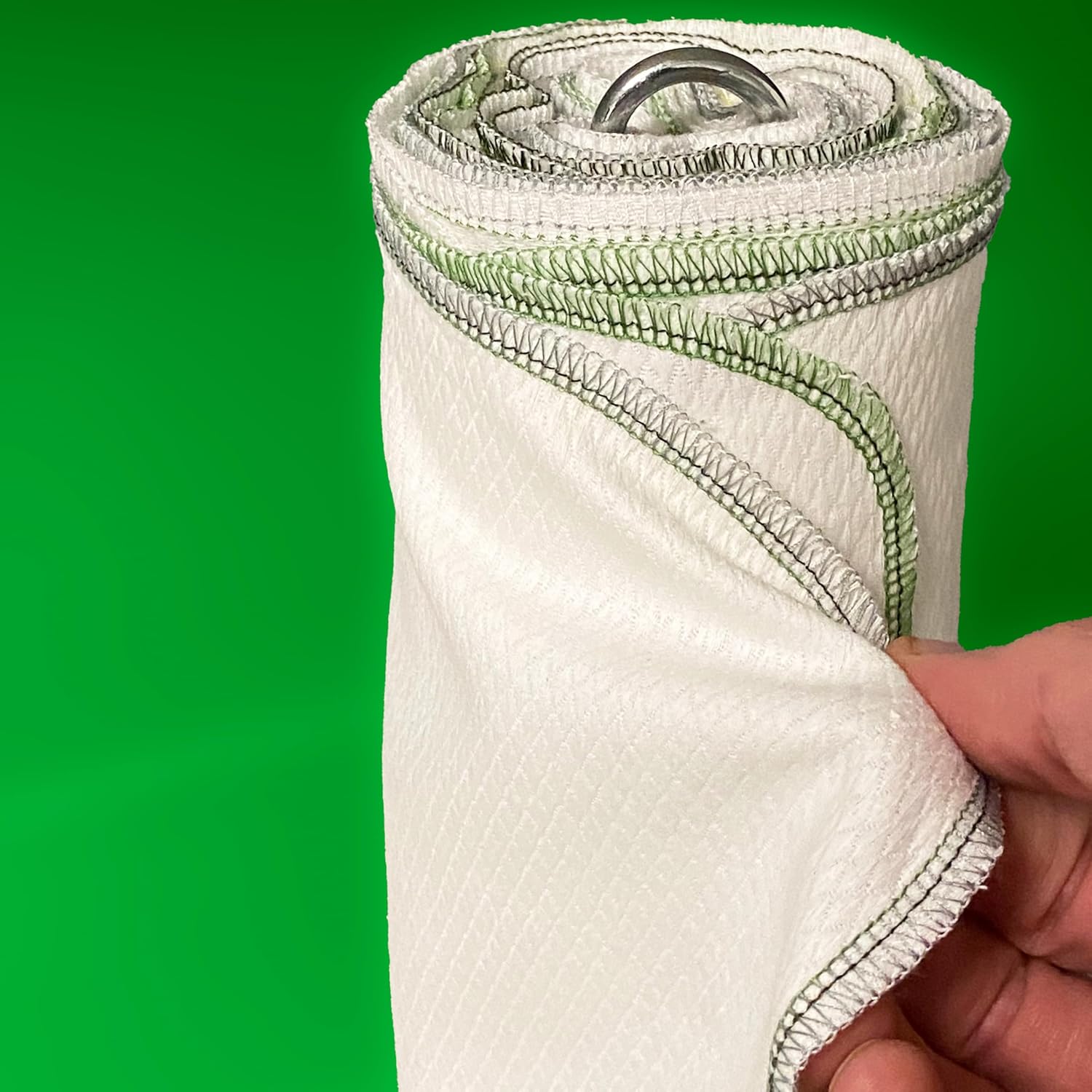 Tough Towels Reusable Paper Towels (1 Roll of 21) Large, Washable, Cotton, Multi-Use Cleaning, HydroDiamond Weave for Maximum Utility, Thick Kraft Core