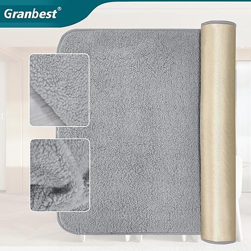 Miniatura 5 de Granbest Fundas de cojín gruesas y súper suaves para sofá de 3 plazas, funda de cojín antideslizante para sofá de 3 plazas, funda de cojín para