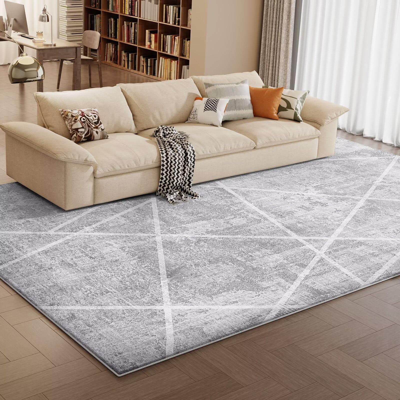 Amazon.com: Vamcheer Modern Area Rug for Living Room 5x7,10mm