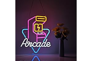 Charming Arcade Neon Sign: Embellish Your Abode with Nostalgic Luminosity
