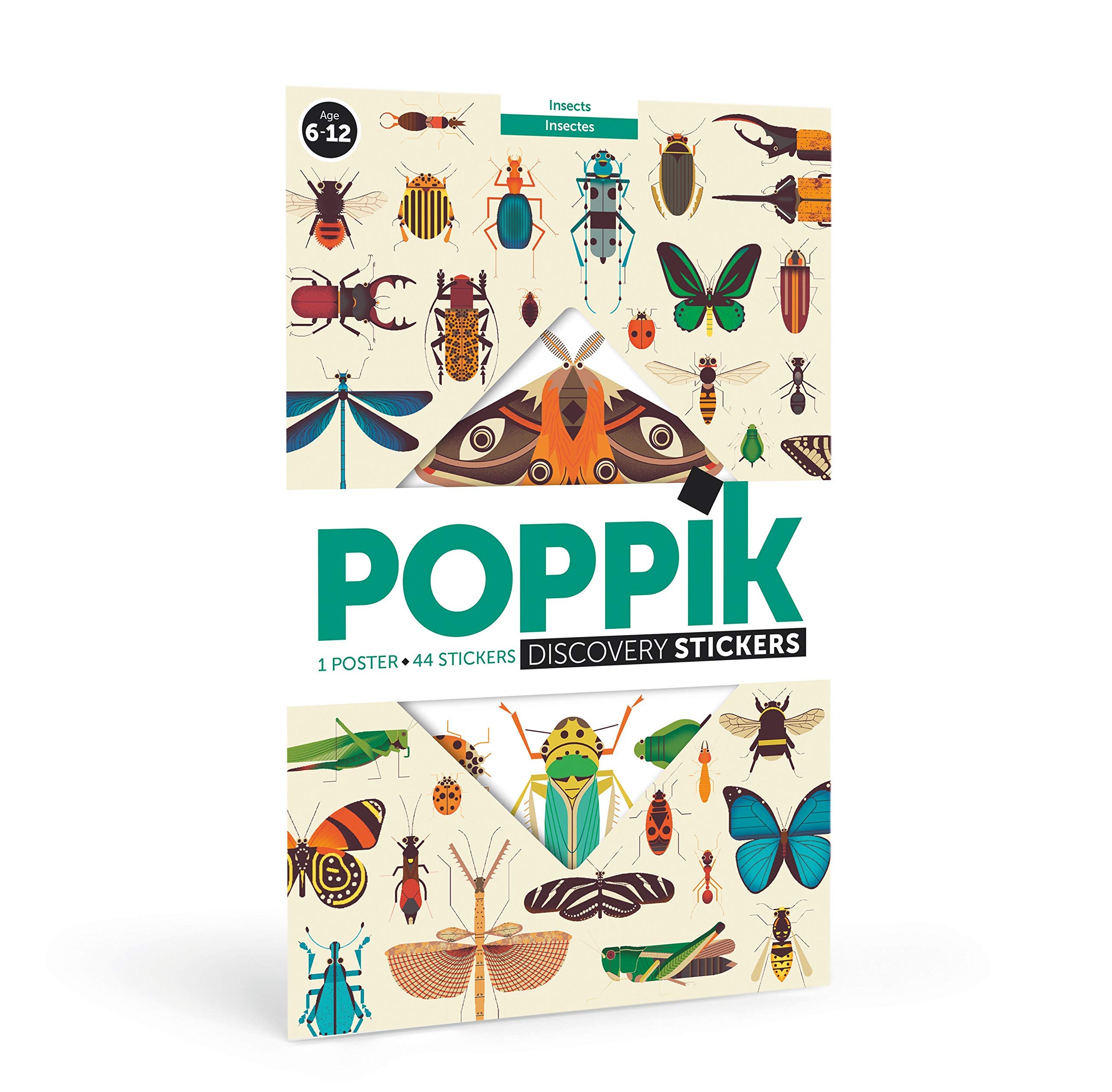 Buy Poppik Discovery Sticker Kit Insects for Ages 6 and Above. Fun