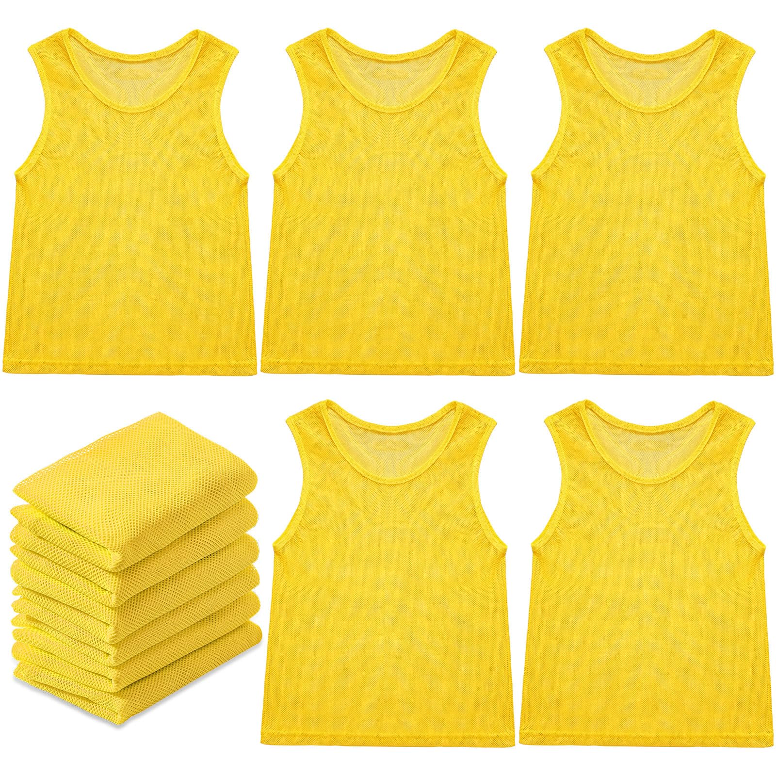 Sintege 12 Pcs Soccer Pinnies Pennies Youth Adult