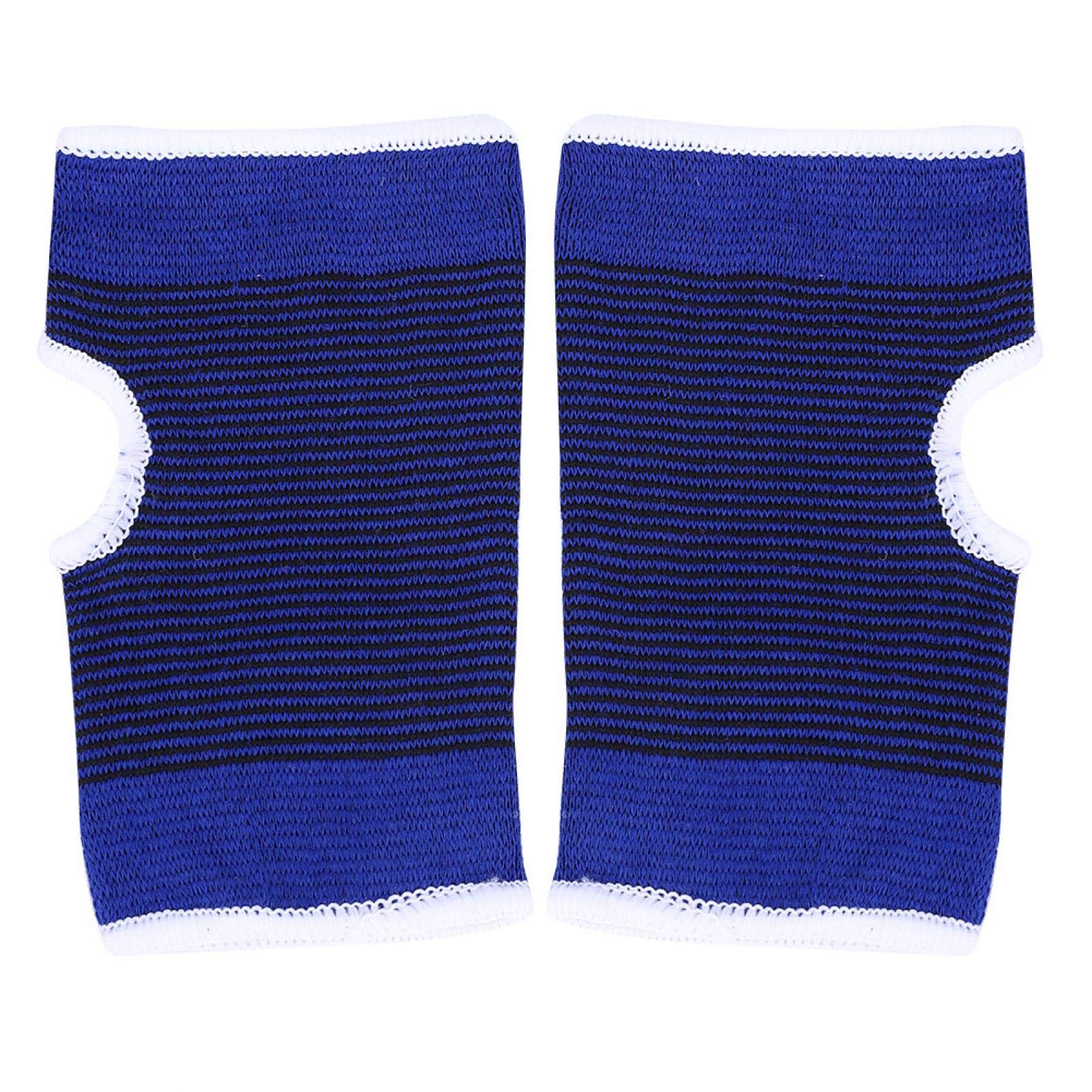 Polsino da Polso sviluppato Bretelle da Polso Supporto per la Mano Traspirante per Fitness per Sollevamento Pesi(Blu)