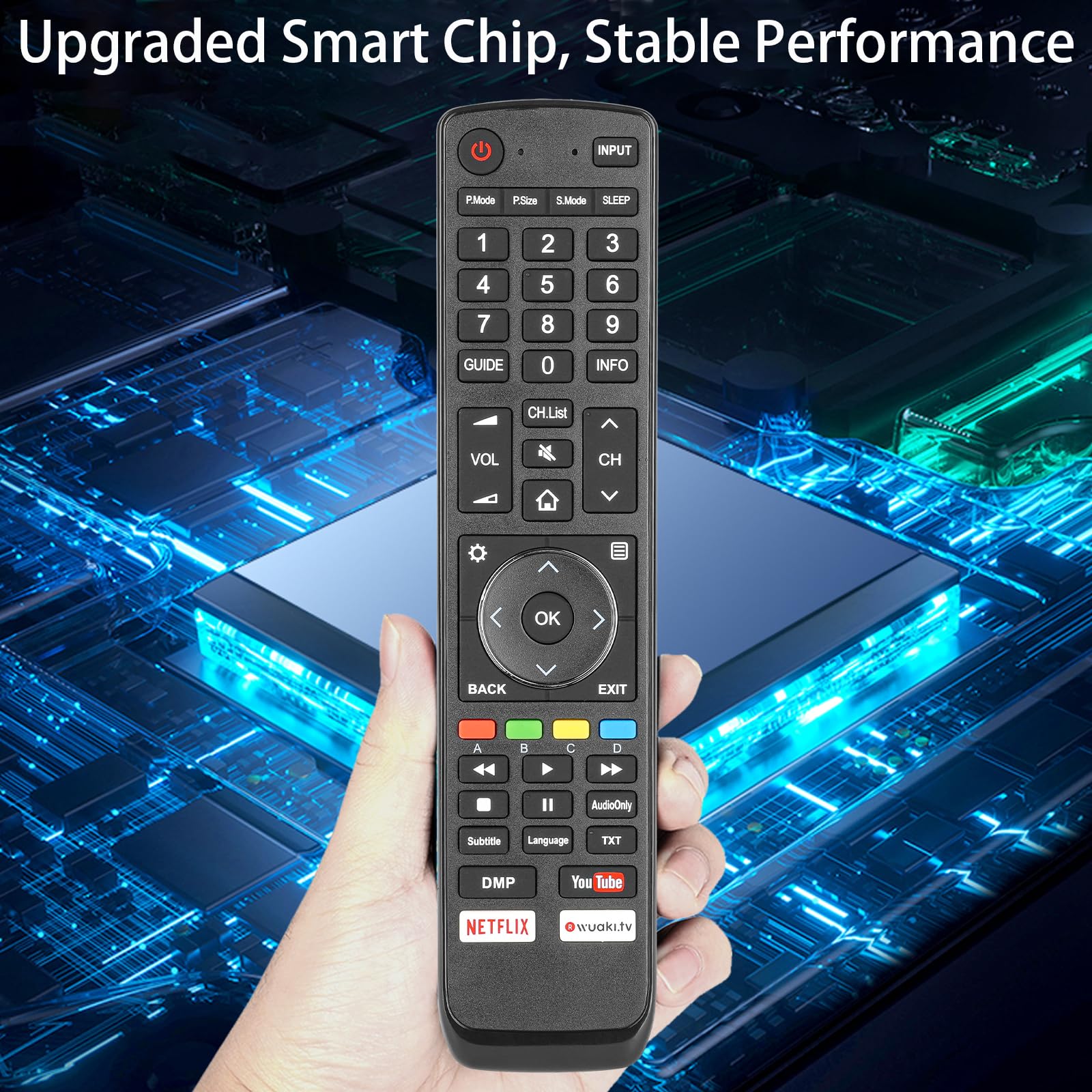 Telecomando Universale Di Ricambio EN3N39H Per TV Hisense - Compatibile Con 40H5C, 43H5C, 50H5C, 55H5C, 65H10B E Molti Altri Modelli