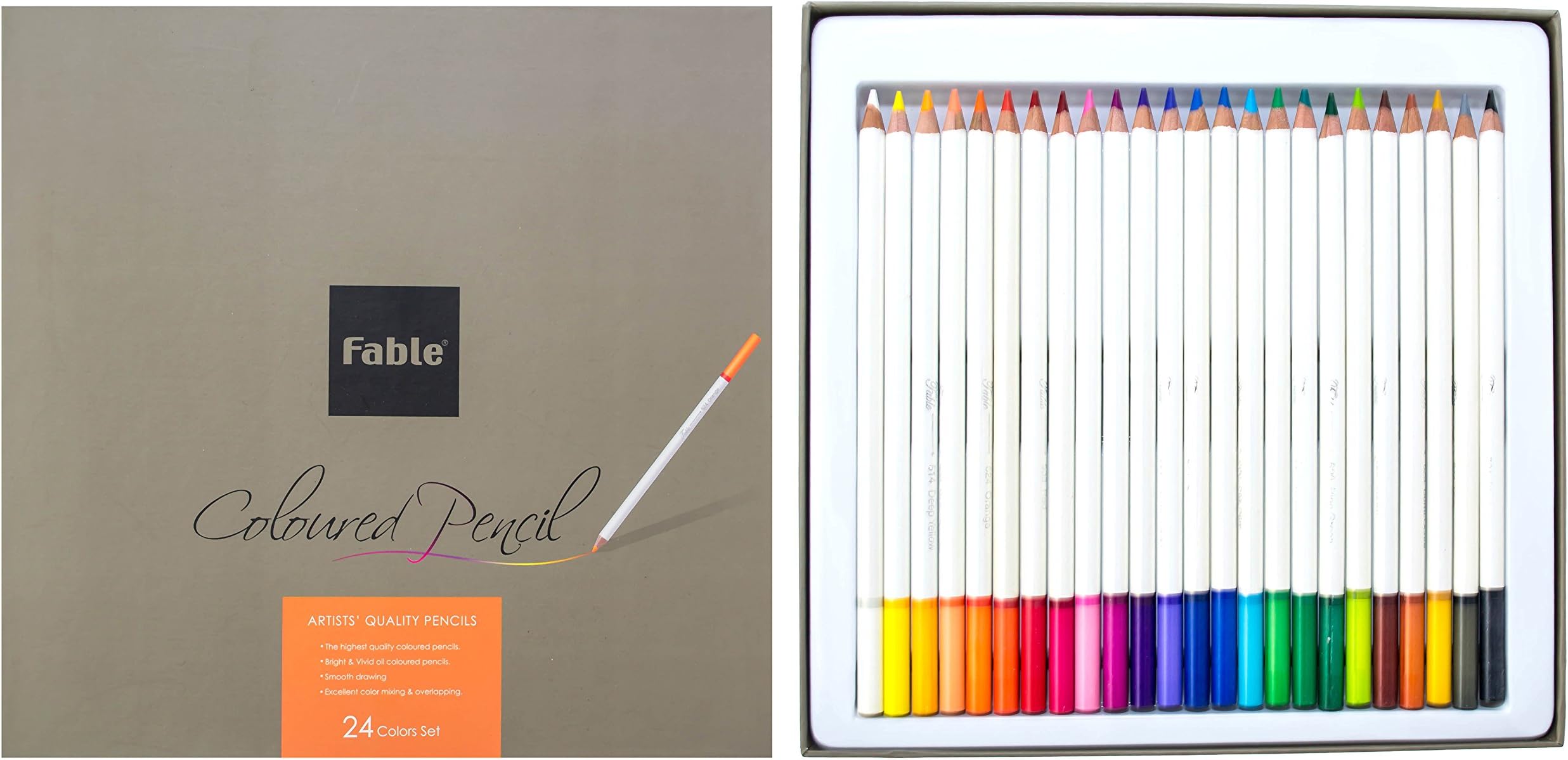 DONG-A Fable Colored Pencils, 24 Color Set