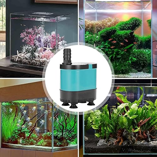 Miniatura 2 de Small Water Pump - Waterproof and Removable Submersible Pump - Durable Water Fountain for Garden Fountain Fish Pond Fish Tank Oxygenate
