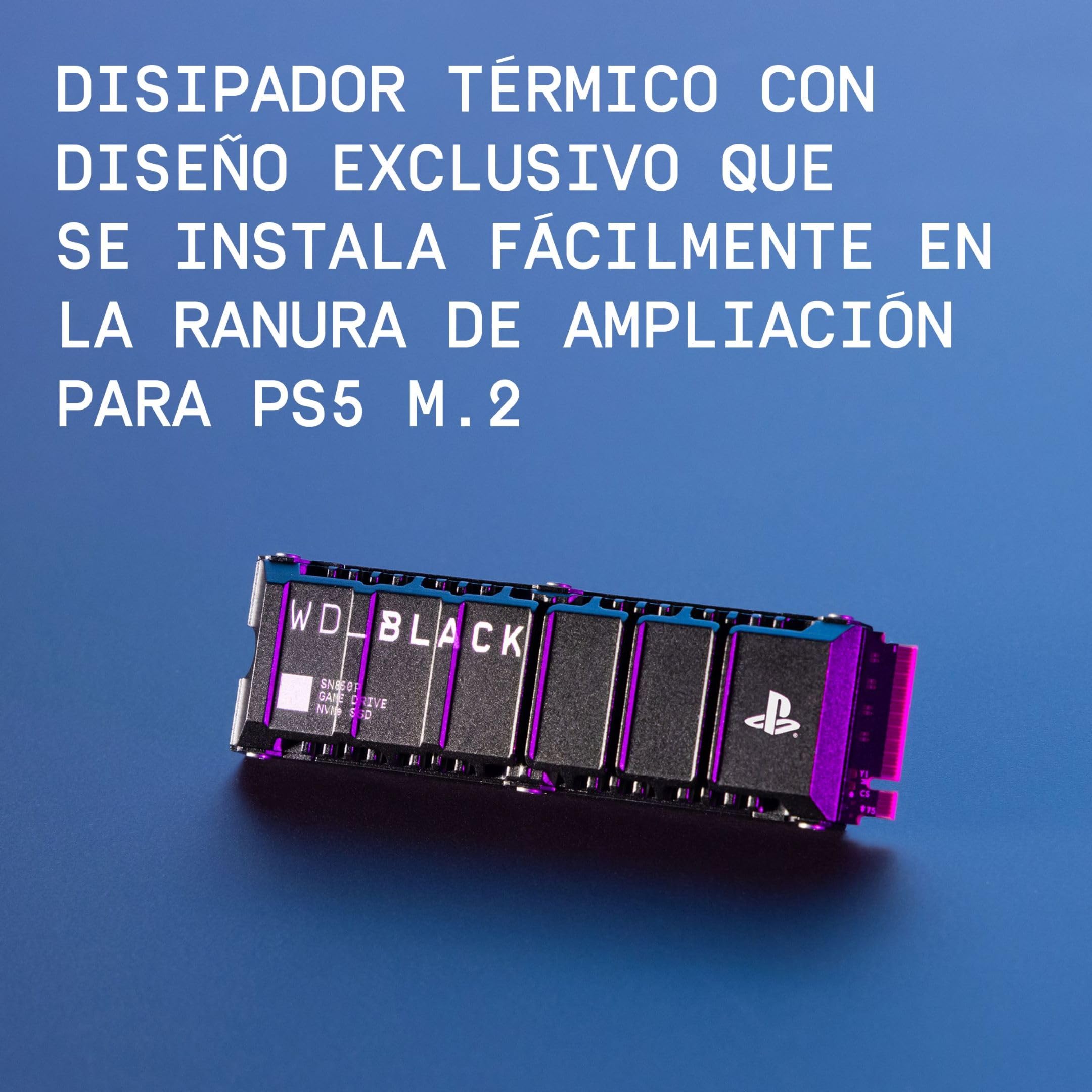 WD_BLACK SN850P SSD PS5, 2TB M.2 2280, Licencia Oficial para