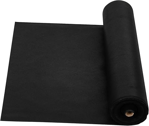 Tela de barrera de malezas de 4 pies x 250 pies, no tejida de alta calidad, cubierta del suelo de 1.8 onzas, alfombrilla de jardinería, fácil