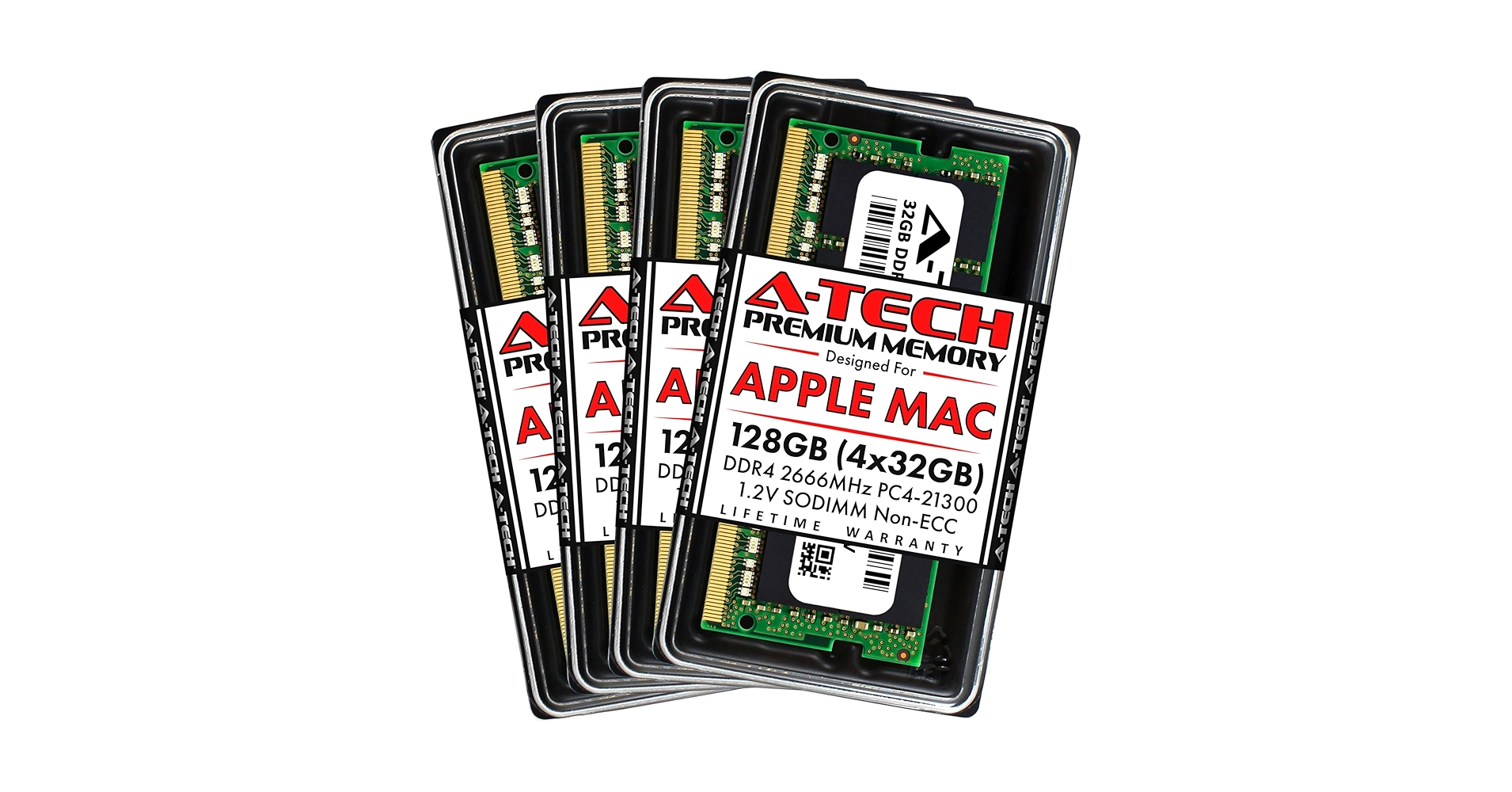 A-Tech DDR4 2666MHz 128GBメモリ　iMac A-Tech 64GB Kit (2x32GB) RAM for Apple iMac & Mac Mini (2018