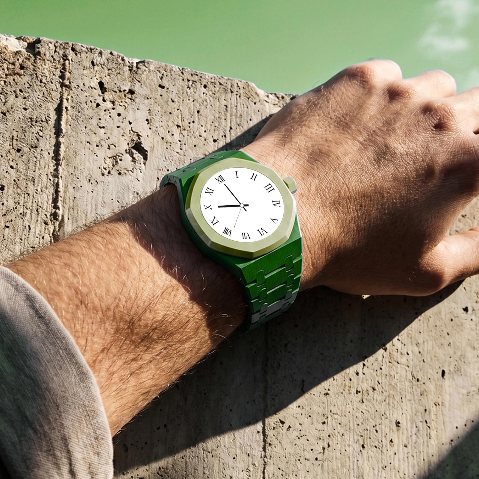 Pasek do zegarka Swatch X Royal Pop z biomateriału, regulowany, dla mężczyzn i kobiet | KOMPATYBILNY Z Swatch Royal Pop – regulowany, ceramiczny pasek zapewniający idealne dopasowanie