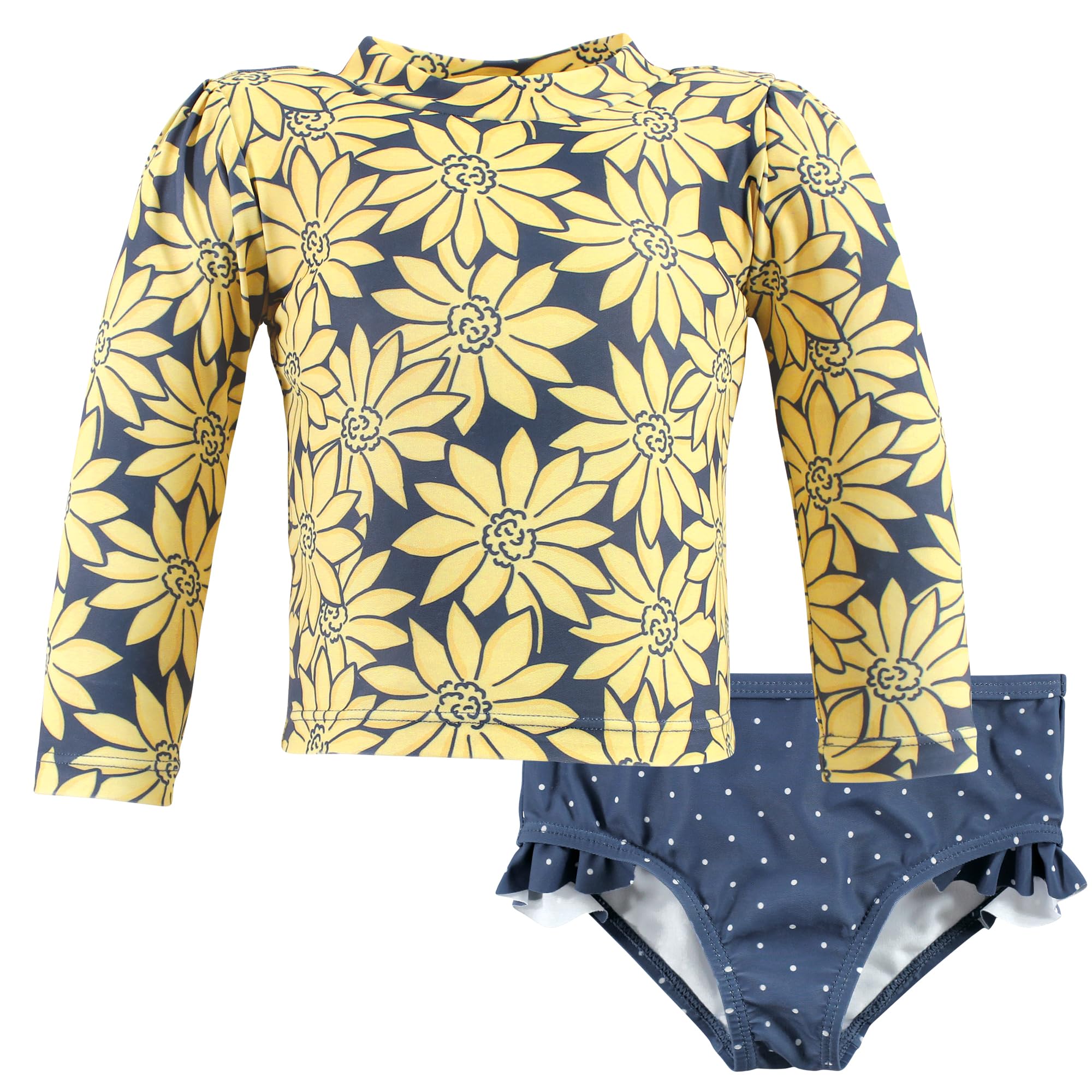Hudson Baby Baby-Girls Swim Rashguard Set