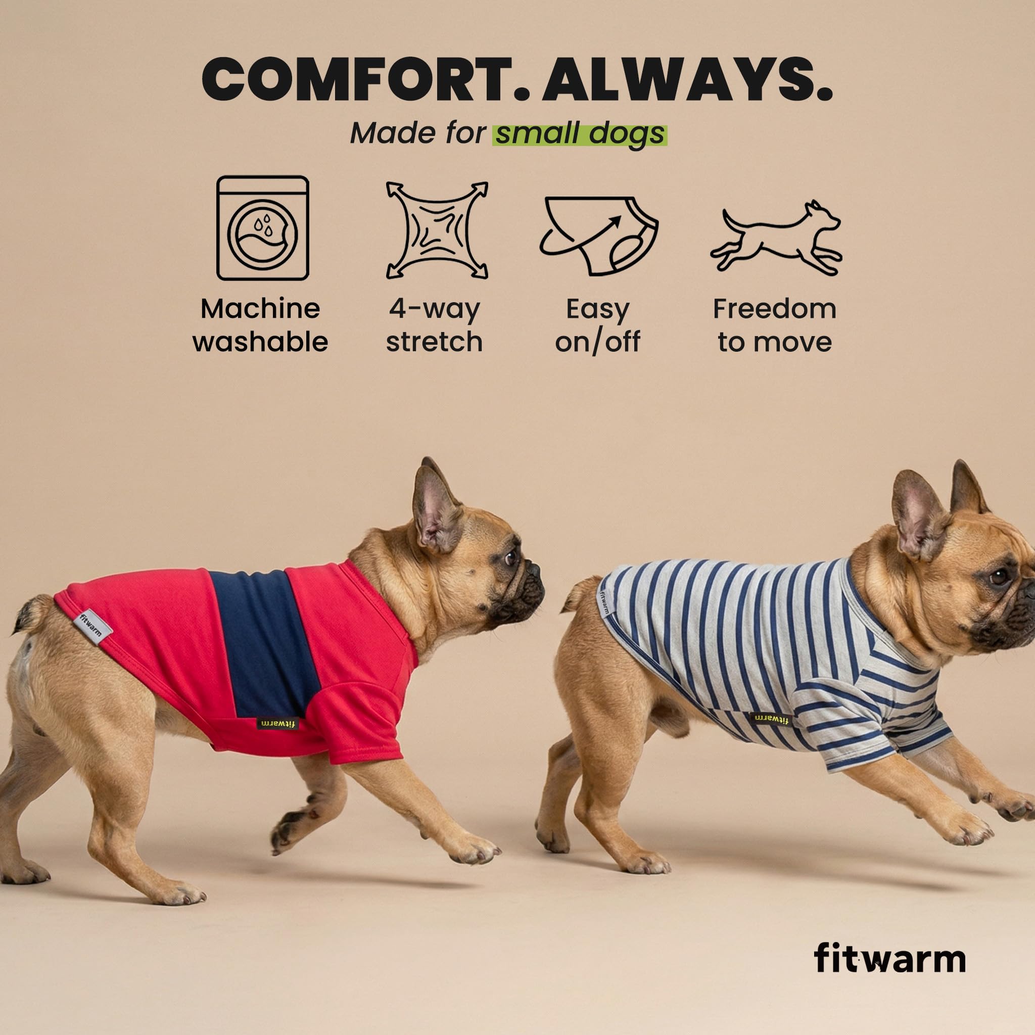 Fitwarm Paquete de 3 camisas de perro a rayas con bloques de color, ropa de verano para perros pequeños, camiseta transpirable y ligera para mascotas con mangas, traje de gato, rojo, azul, gris, XXL