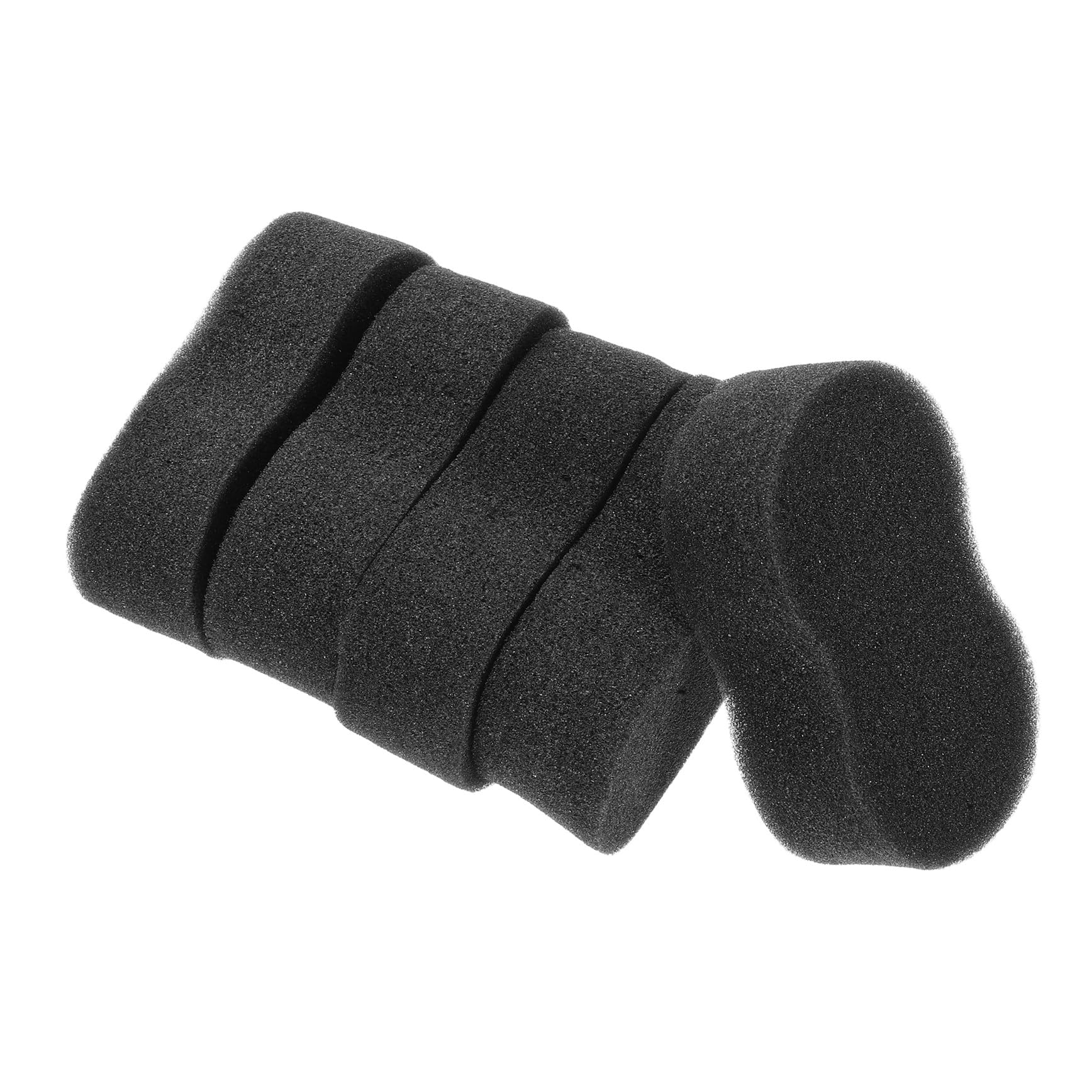 BESPORTBLE Esponjas para Limpieza y Cuidado de Caballos de Esponja Negra 5 Piezas para Lavado Después de Paseos y Uso Ganadero