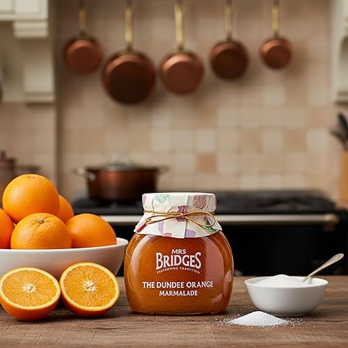 Miniatura 4 de Mrs Bridges Dundee Mermelada de naranja, hecha en Escocia, tarro de 12 onzas (paquete de 1)