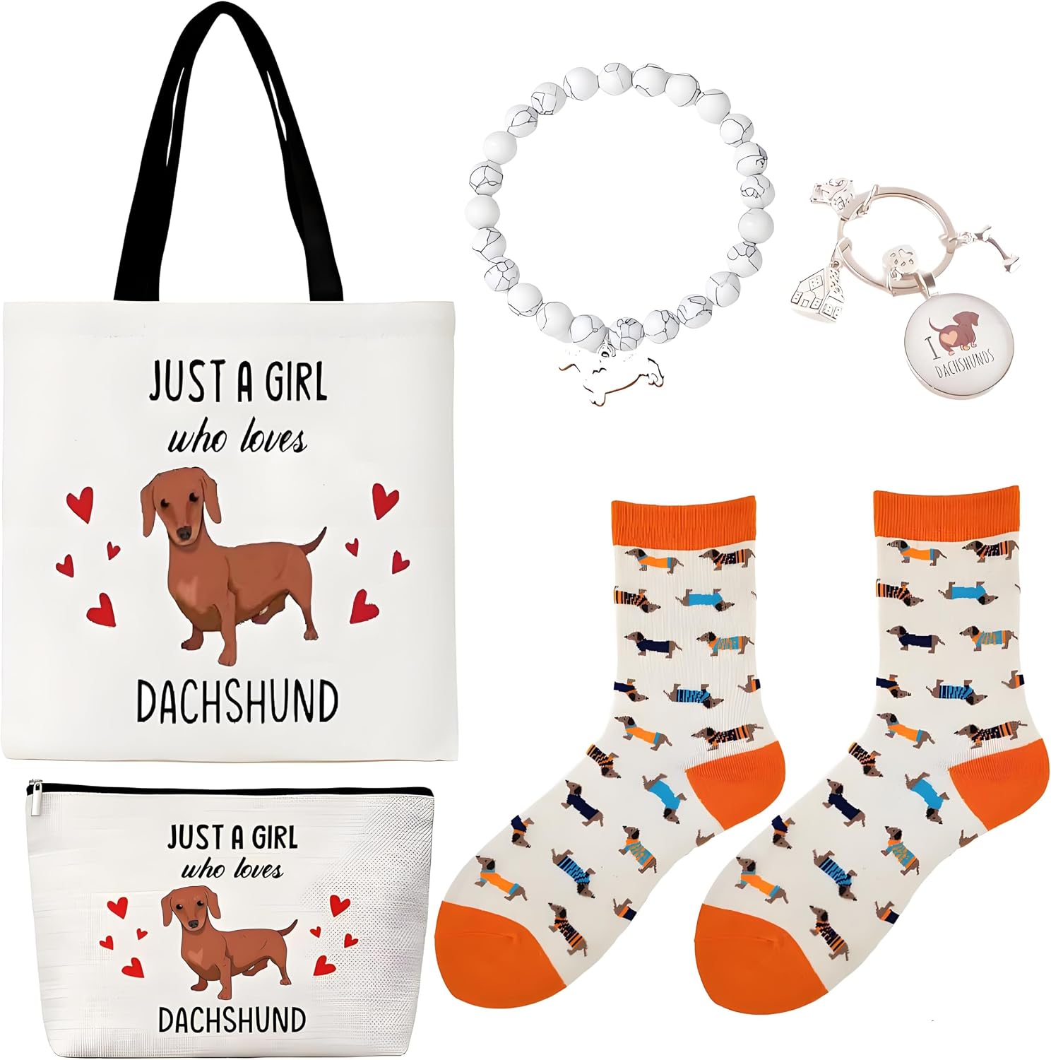 DOMYSELF 5Pcs Dachshund Gifts for Women, Best Weiner Dog — free download