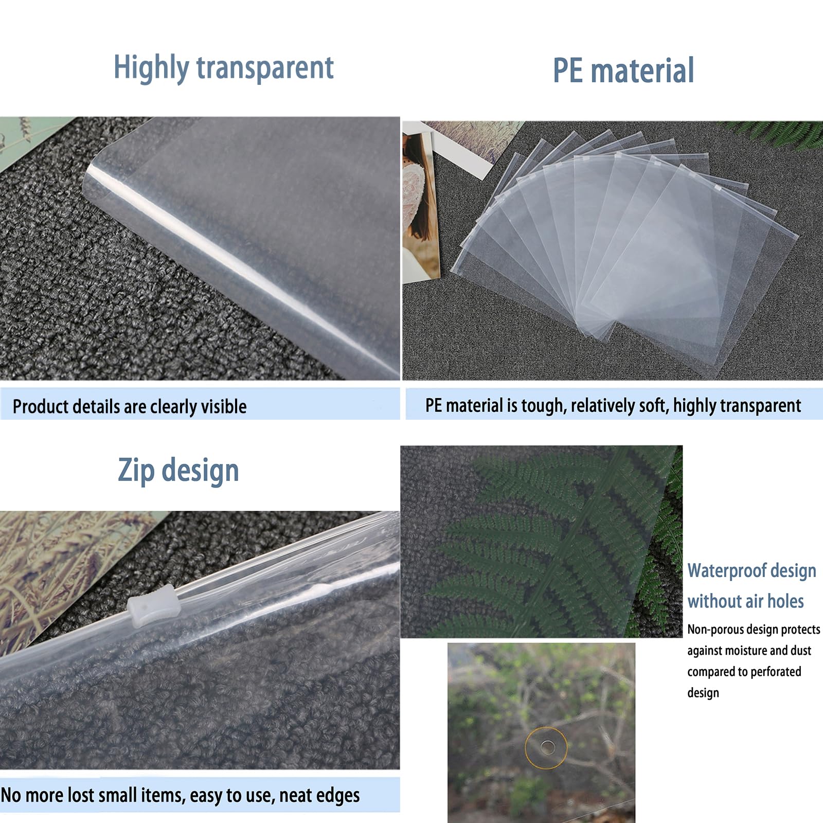 30 Sacchetti Viaggio Con Zip QISF 40x50cm - Impermeabili, Per Vestiti, Scarpe, Biancheria - Foto 3