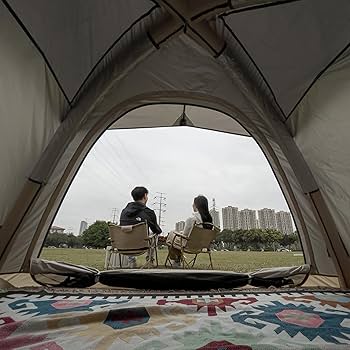 Amazon.co.jp: エアーテント 2人用 簡単設営 キャンプテント