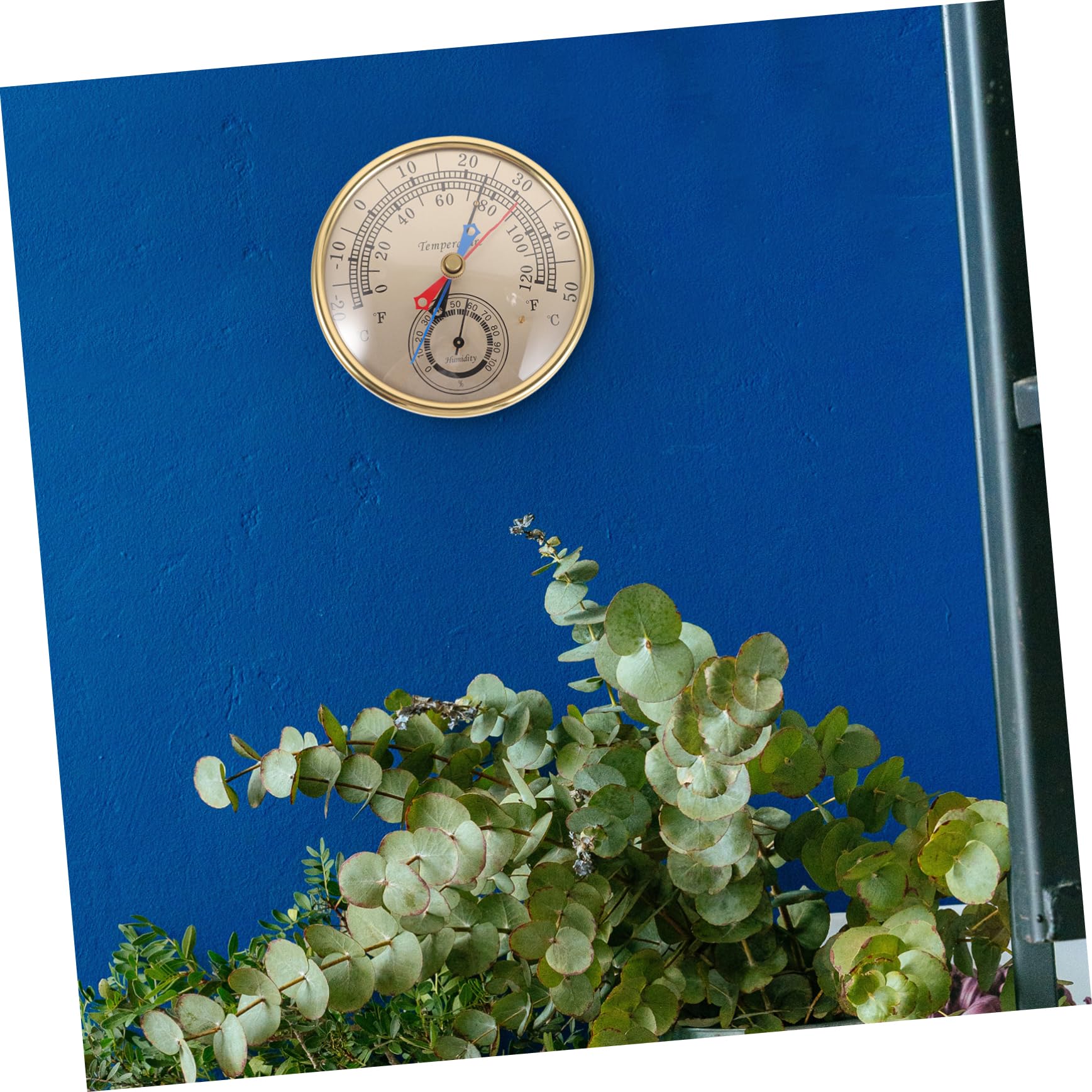 TOYANDONA Termometro Per Interni Ed Esterni Misuratore Di Temperatura e Umidità Vetro e Plastica Design Moderno Adatto Per Sauna Ufficio Camera Da Letto Serra Soggiorno Giardino