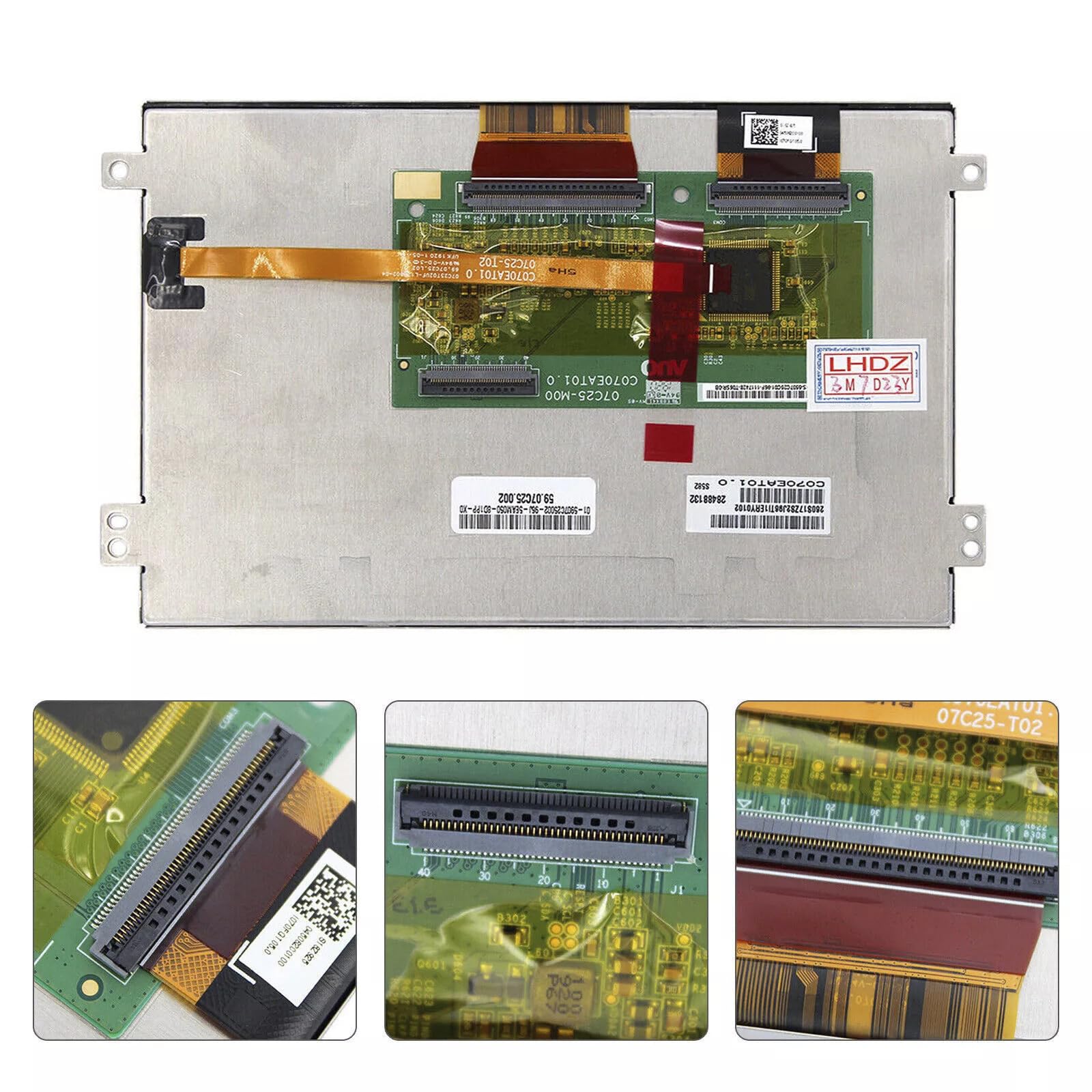 Écran tactile LCD 7" C070EAT01.0 pour radios Uconnect VP2 (2018-2022) - pour Dodge Ram 2018-2021, pour Chrysler, pour Jeep - Résistant aux rayures, remplacement direct