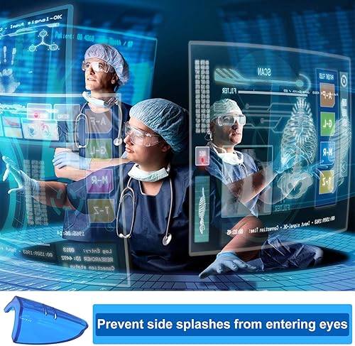 Miniatura 6 de 5 pares de protectores laterales para lentes de seguridad, protectores laterales deslizantes, se adaptan a marcos de anteojos medianos a grandes (4