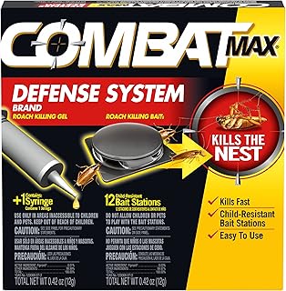 Combat Max Defense System Brand, Small Roach Killing Bait...