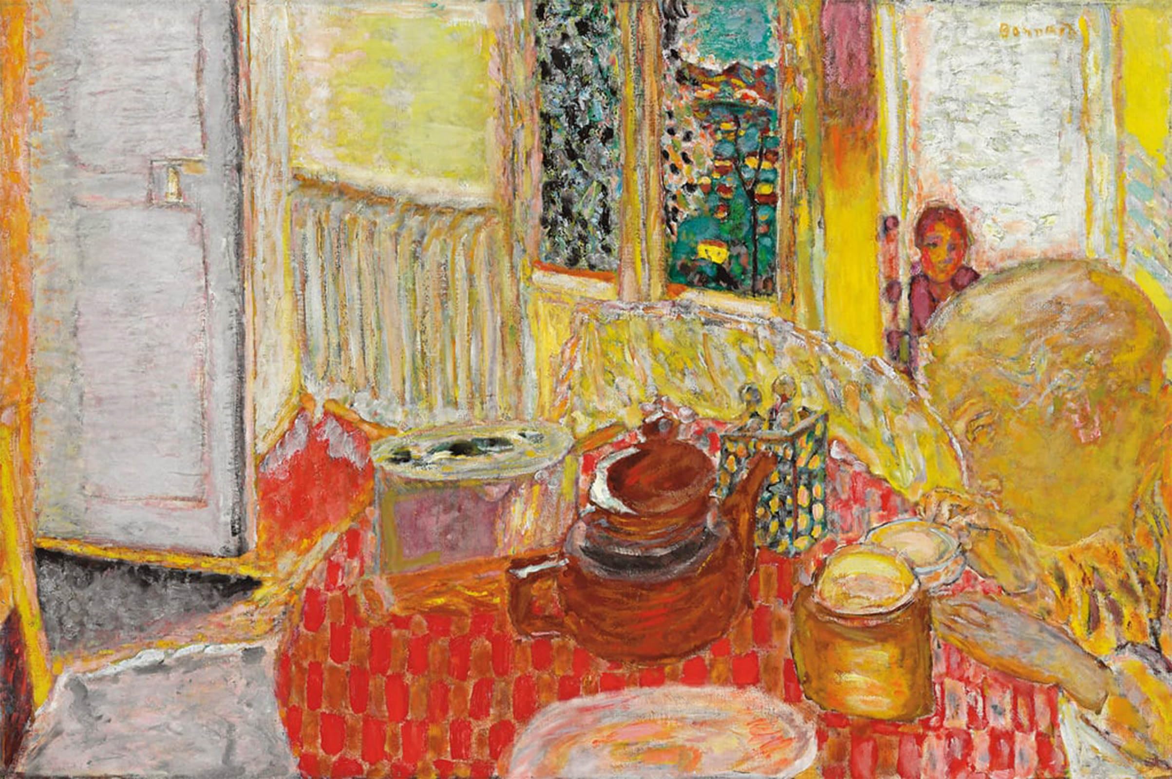 POSTERIIk Vintage Art Print Images Pictures Print the Breakfast Le Petit Dejeuner by Pierre Bonnard Modern Colour Posters for Office Home Decor 60x90cm