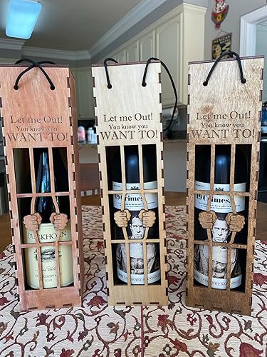 Miniatura 4 de Wine Gift Box - Wine Jail Gift (Natural Birch)