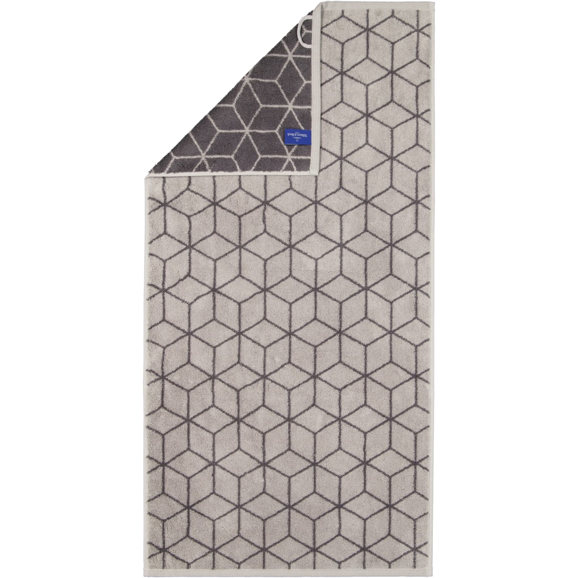 Villeroy & Boch Coordinates Carré 2557 Stone 77 Guest Towel 30 x 50 cm