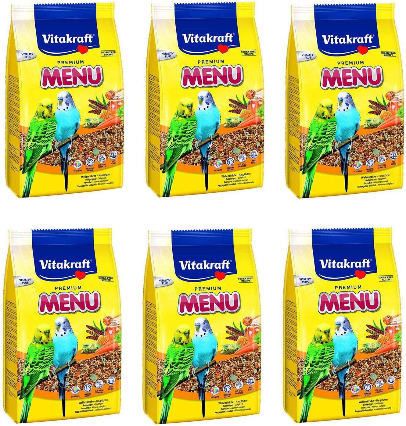 Budgie Food 500 g (Pack of 6)