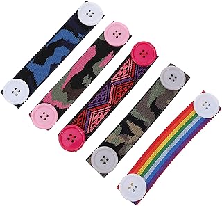 Strap Saver Belt Extender 5pcs Face Cover Ear Hooks Mouth Cover Ear Ear Cord Extension Buckle Ear Protectors for Wearing Face Cover Button Extender Ear Saver Strap