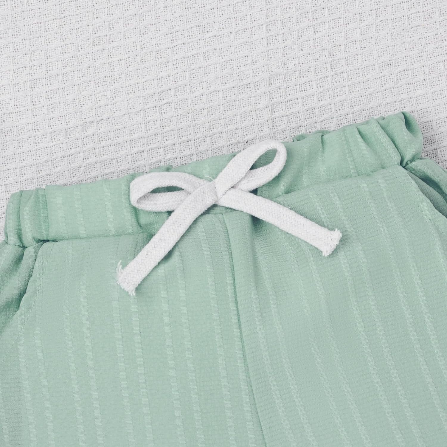 Toddler Baby Boys Clothes Ribbed Button-Down Shirt Tops +Shorts Pocket Outfit 2 PCS set 12 Months-5T Without Tee - Image 6