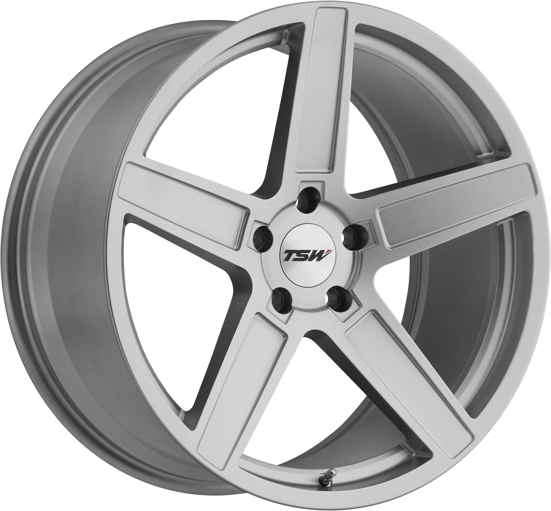 TSW ASCENT Silver Wheel with Painted Finish (18 x 8.5 inches /5 x 114 mm, 40 mm Offset)
