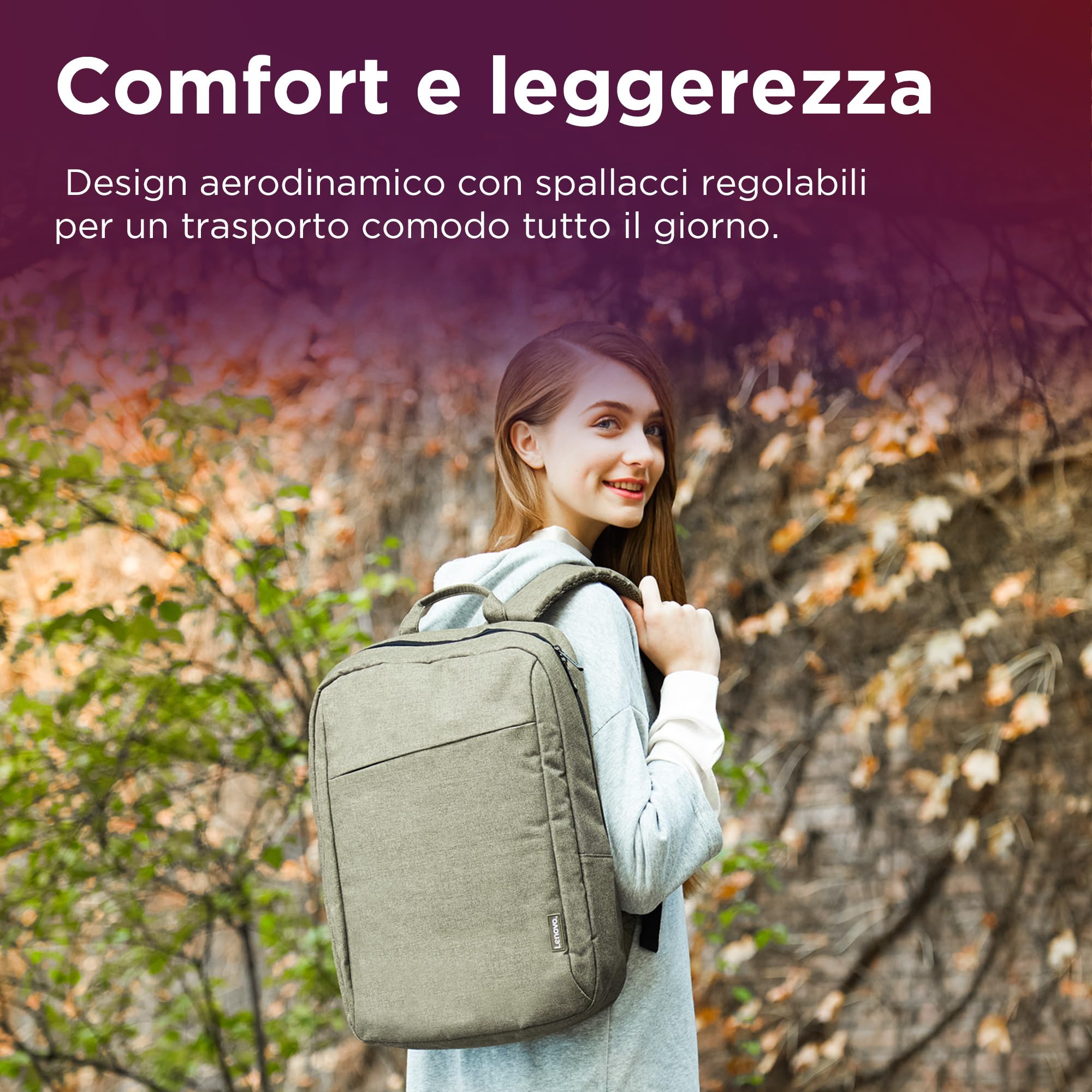 Lenovo Laptop Backpack B210, 15.6-Inch Laptop/Tablet, Durable, Water-Repellent, Lightweight, Clean Design, Sleek for Travel, Business Casual or College, GX40Q17225, Black — Amazon image 27