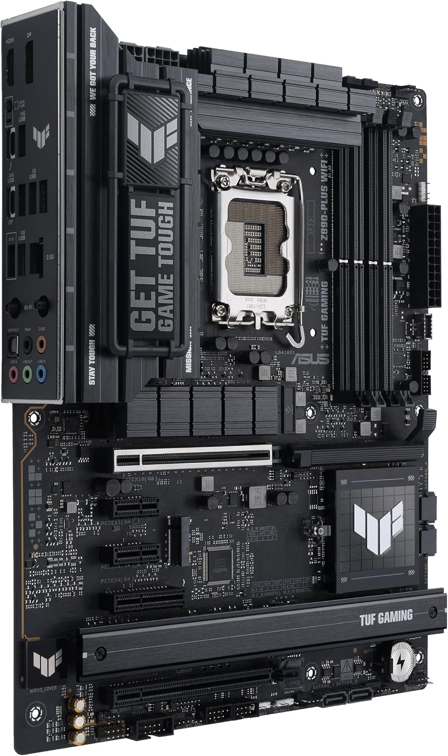 Asus Sparepart Tuf Gaming Z890-Plus WiFi Intel Z890 Lga 1851 (Socket, W129021717 (Intel Z890 Lga 1851 (Socket V1) ATX)