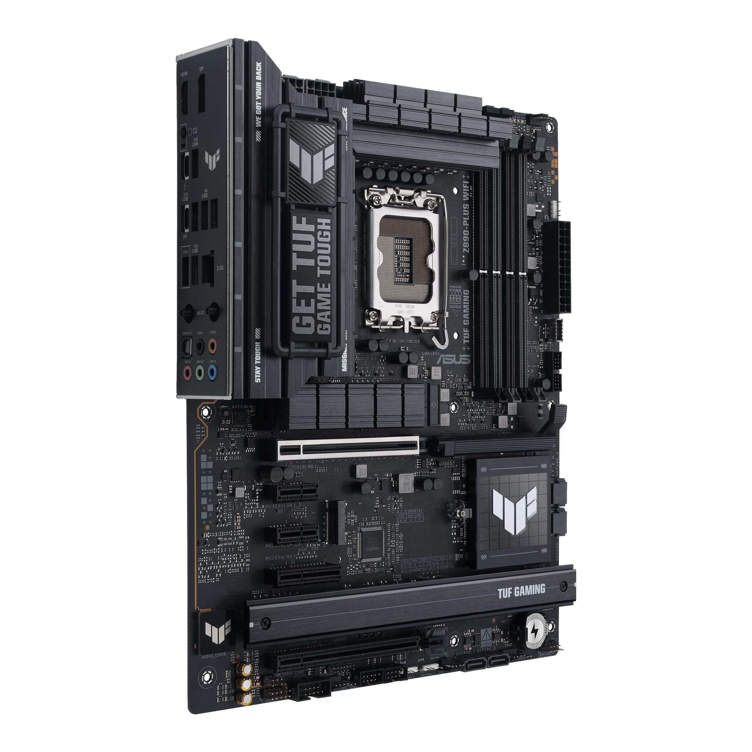 ASUS TUF GAMING Z890-PLUS WIFI Intel ATX Motherboard, 16+1+2+1(