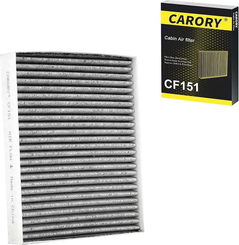 Filtro de cabine com carvão ativado Carory CF151 para Hyundai Sonata e Kia Cadenza – 1 unidade