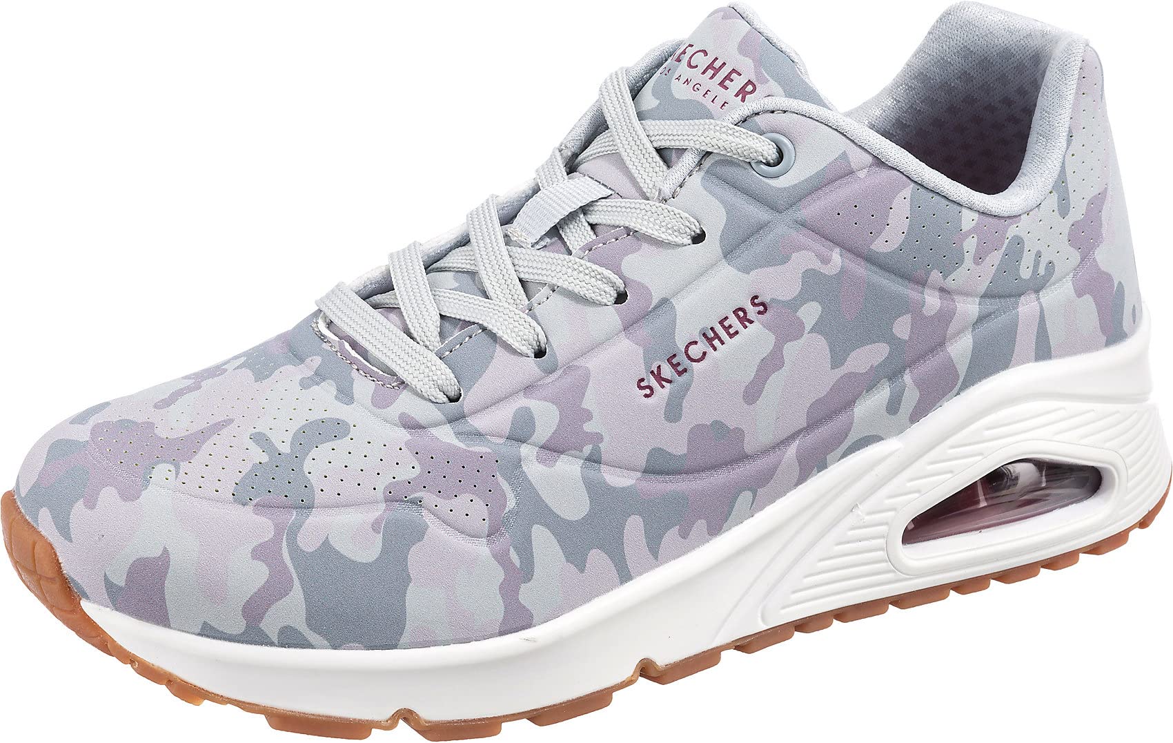 Skechers Women's Uno in Camo Neato Lace Up Shoe