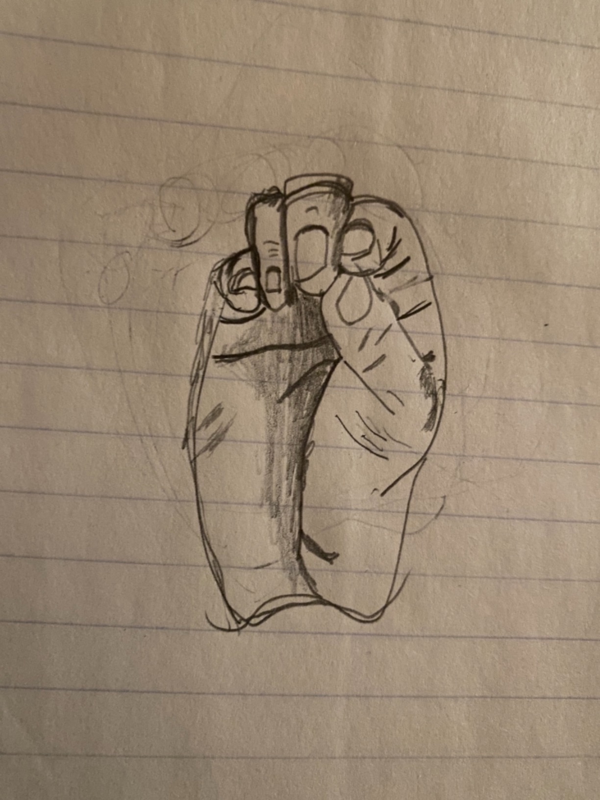 I don’t draw/ haven’t drawn... anything ever.