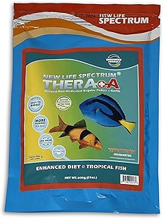 New Life Spectrum Thera+A Regular 1mm Pellet Fish Food for Fresh & Saltwater Fish 600g