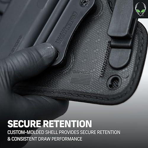 Miniatura 6 de Alien Gear Cloak Tuck 3.5 IWB - Cómodo equipo de transporte diario - Ajuste personalizado - Perfil elegante y duradero - Mano derecha o izquierda -
