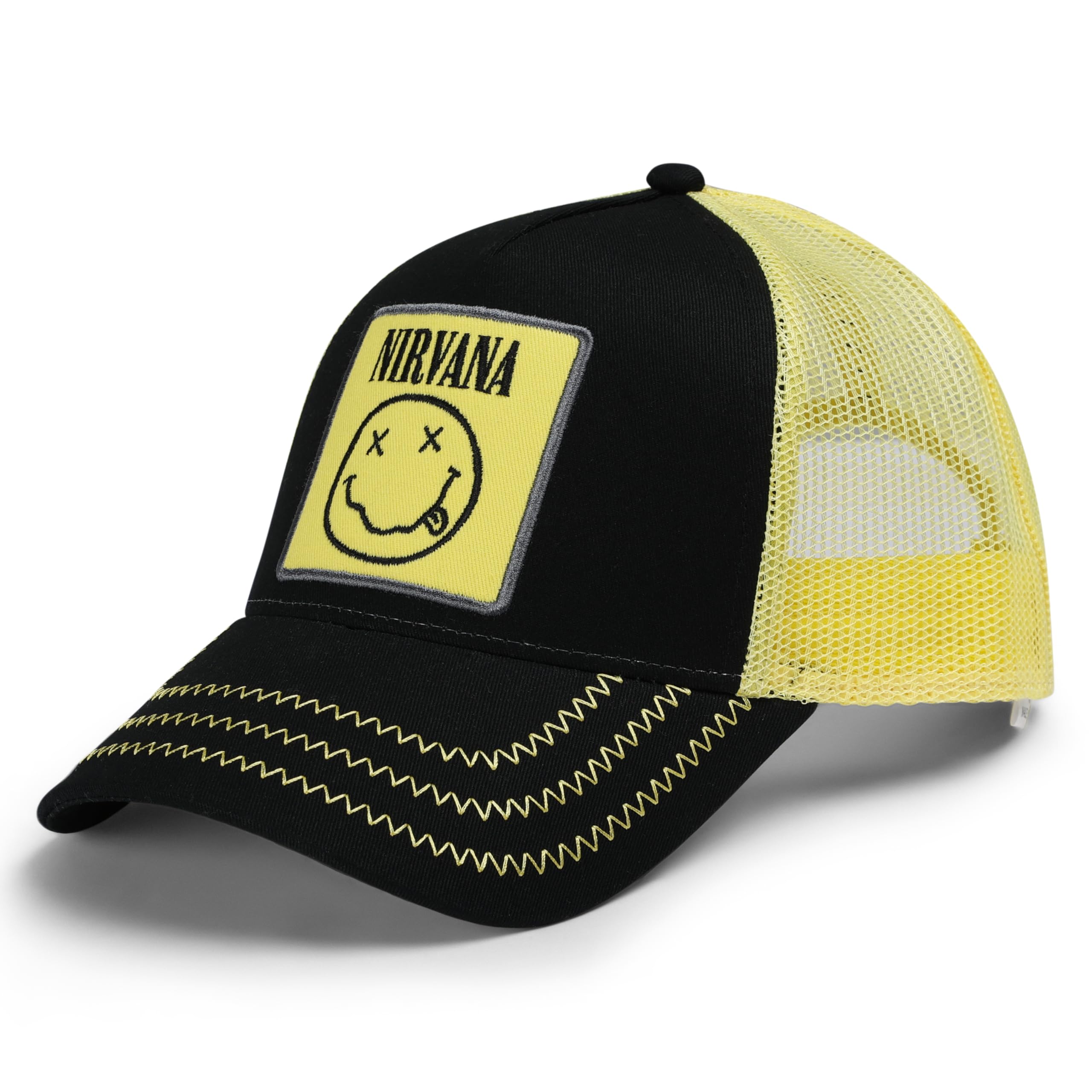 Vinyl Castle Black Nirvana Trucker Cap