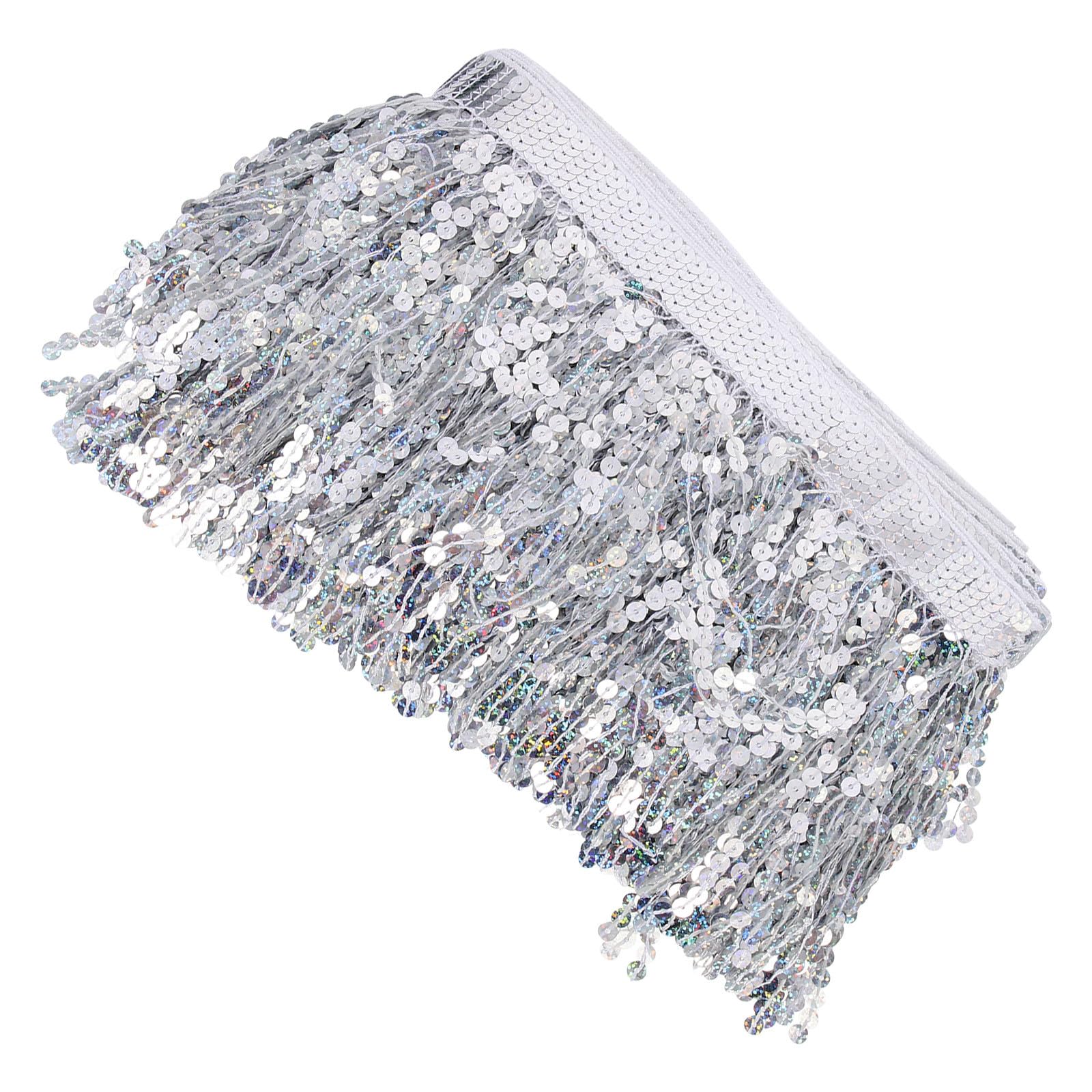 Ribete de borlas de lentejuelas para vestidos de baile latino Beaupretty