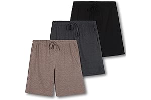 3-Pack Men's Ultra-Soft Knit Sleep Shorts: Ultimate Comfort for Nighttime Rest