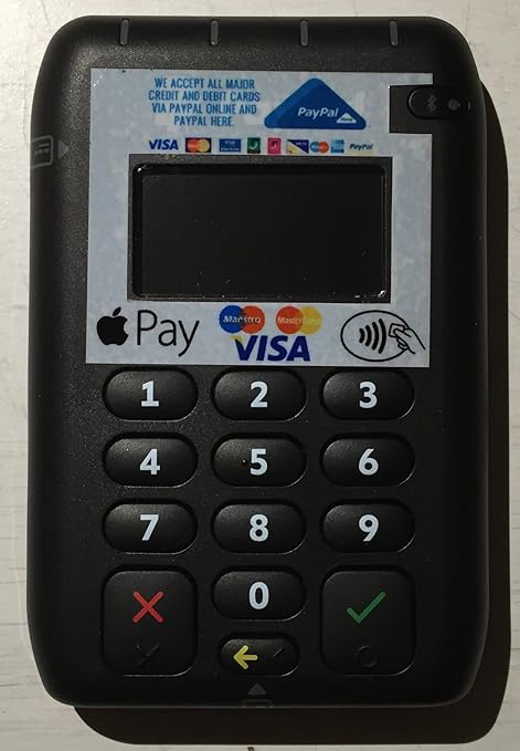 Paypal Hier Kreditkarte Terminal Schacht Aufkleber Sie Kontakt Weniger Chip Und Pin Visa Mastercard Etc Amazon De Burobedarf Schreibwaren