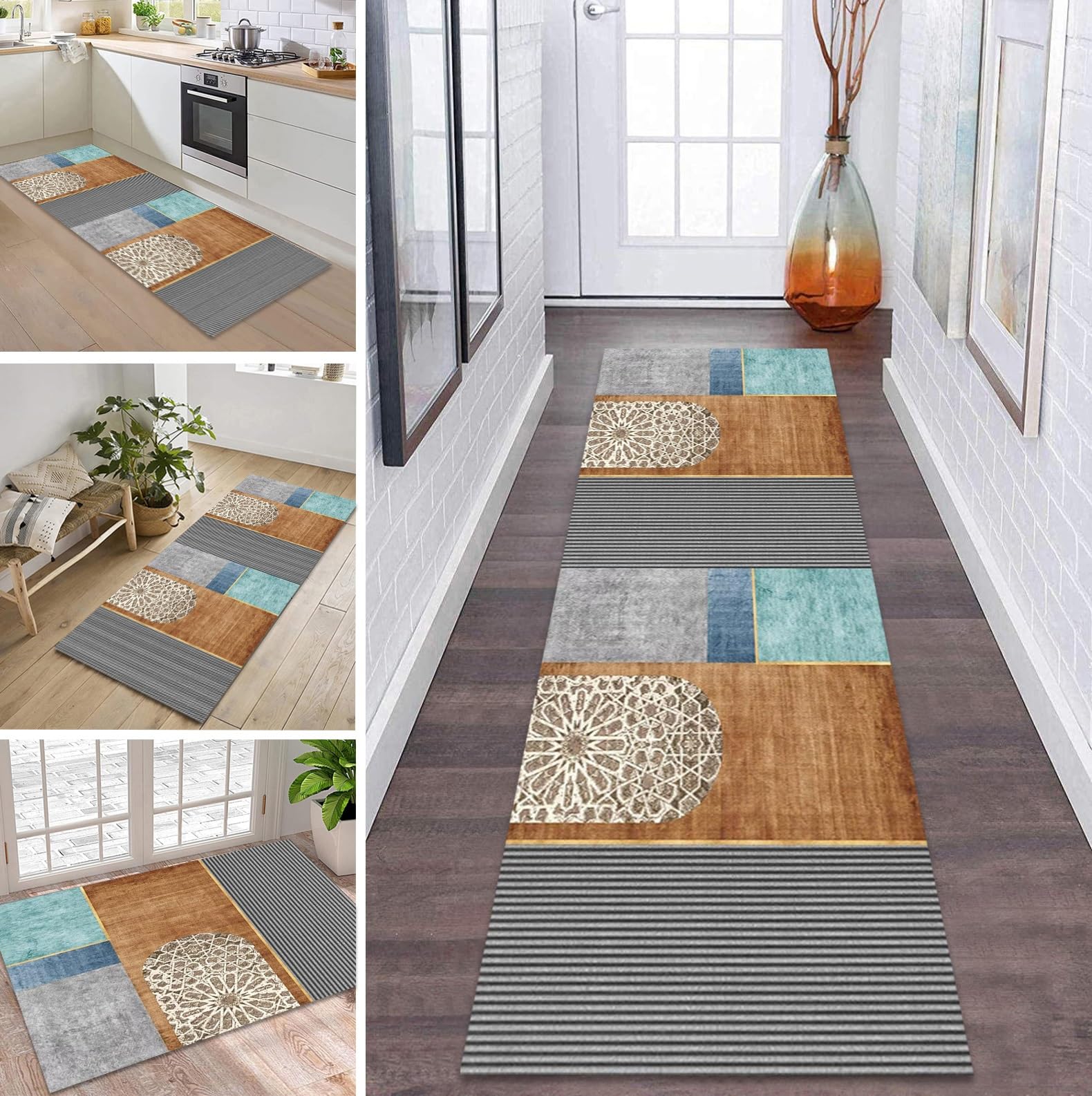 Tapis de cuisine long et chaleureux pour sublimer votre couloir
