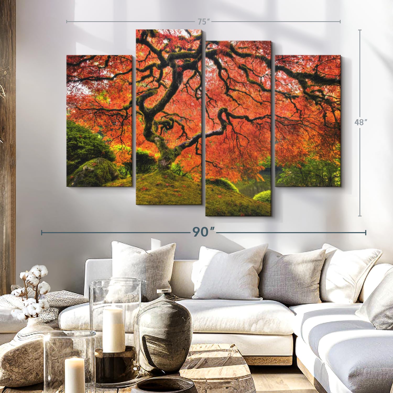 Amazon.com: Elephant Stock Japanese Maple Wall Art - Horizontal
